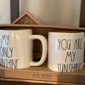 🦄 Rae Dunn YOU ARE MY SUNSHINE Mug Set